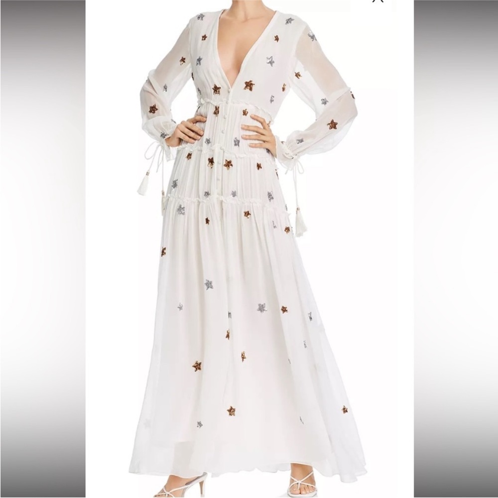 Rococco Sands Dress, Stars Sequin Embellishments